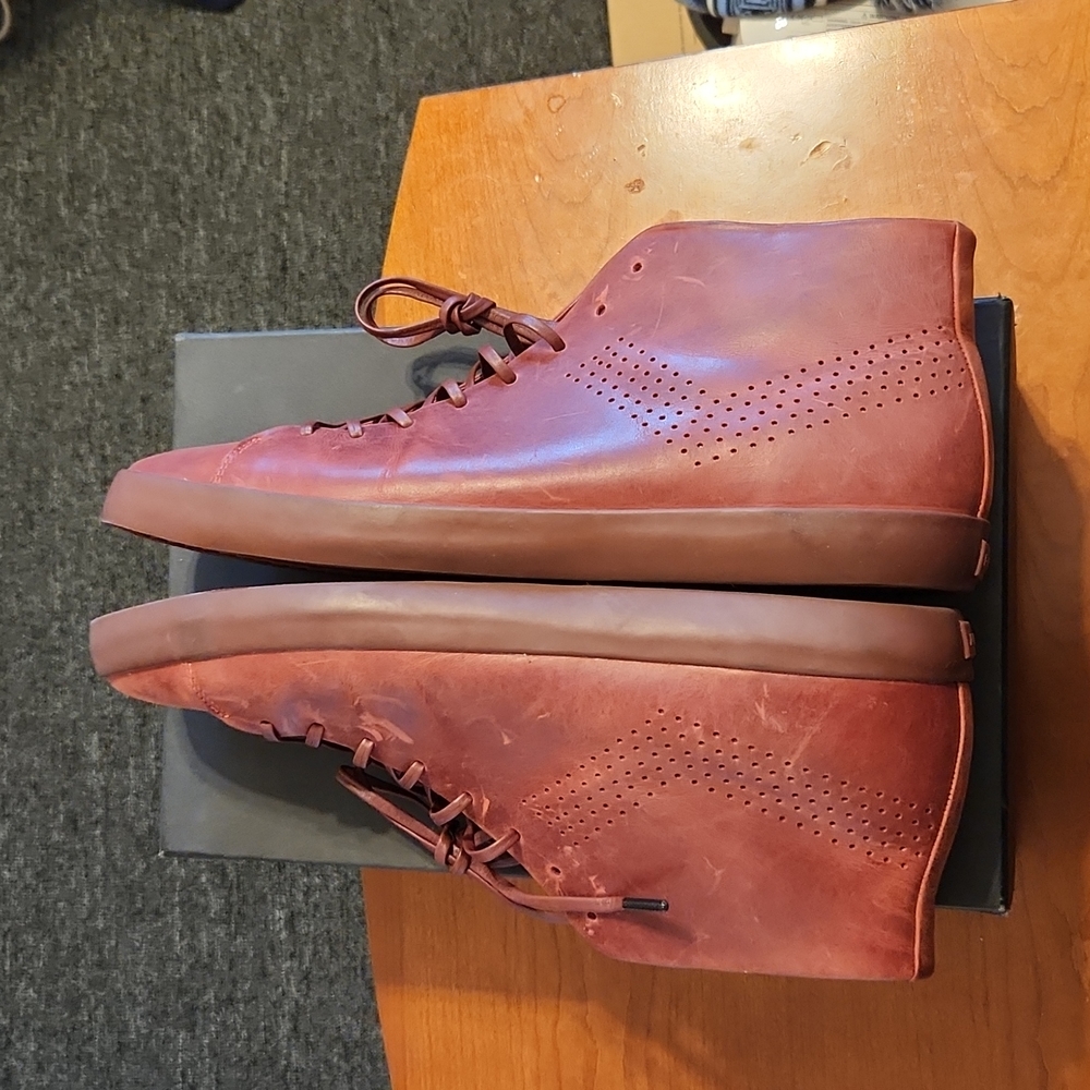 Red oxblood pony all leater